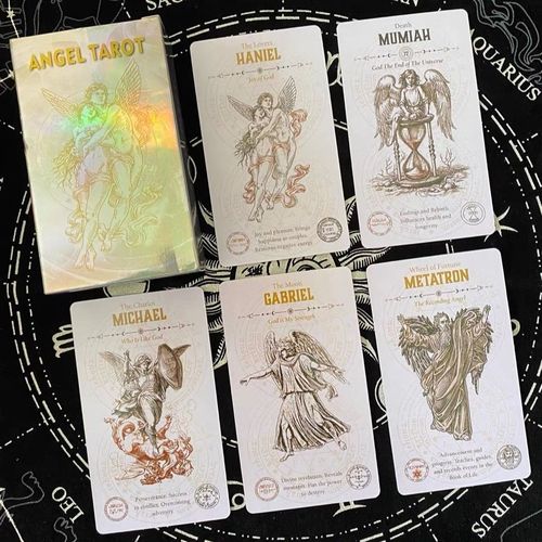 天使塔罗牌 angel tarot cards 英文定制卡牌 新款桌游娱乐
