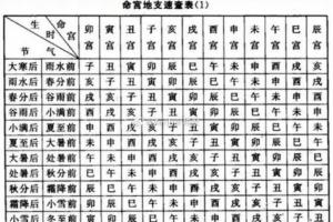 八字排盘表-准确率98%-八字排盘表