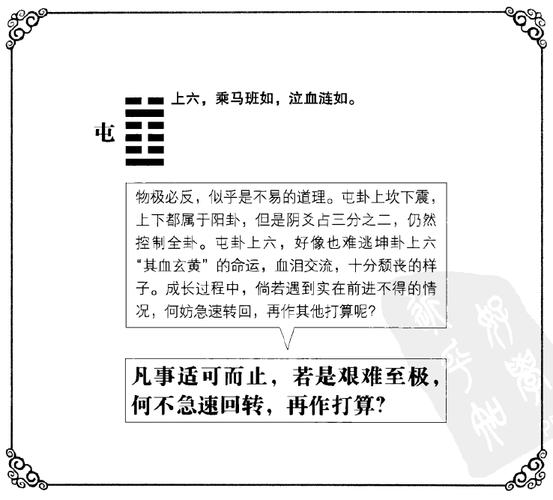 良心导读屯卦六爻有什么启示下