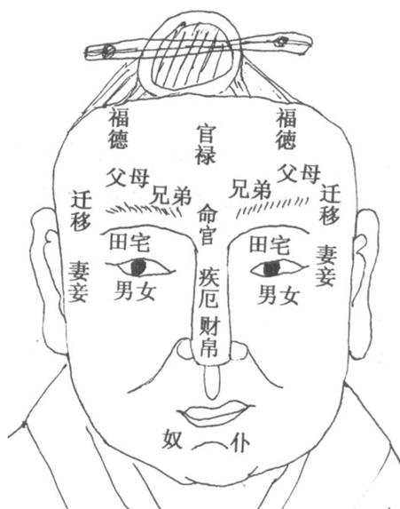 面相十二宫图解面相十二宫解析