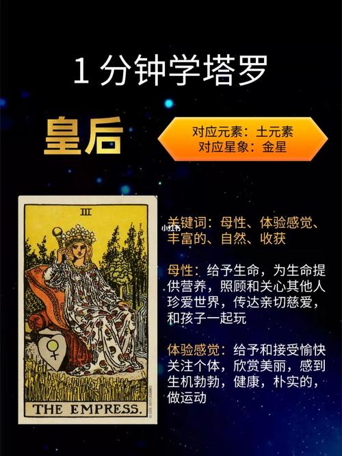 96今日学习内容:皇后1,关键字2,牌面解读3,正位含义4,逆位含义96