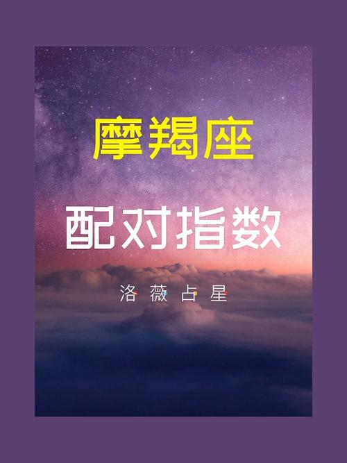 摩羯座与12星座的配对指数下