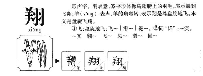 翔字五行属什么翔字取名有什么意义