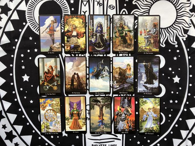 女巫塔罗占卜牌 英文卡牌 witches tarot 配牌袋 野性未知 英文电子