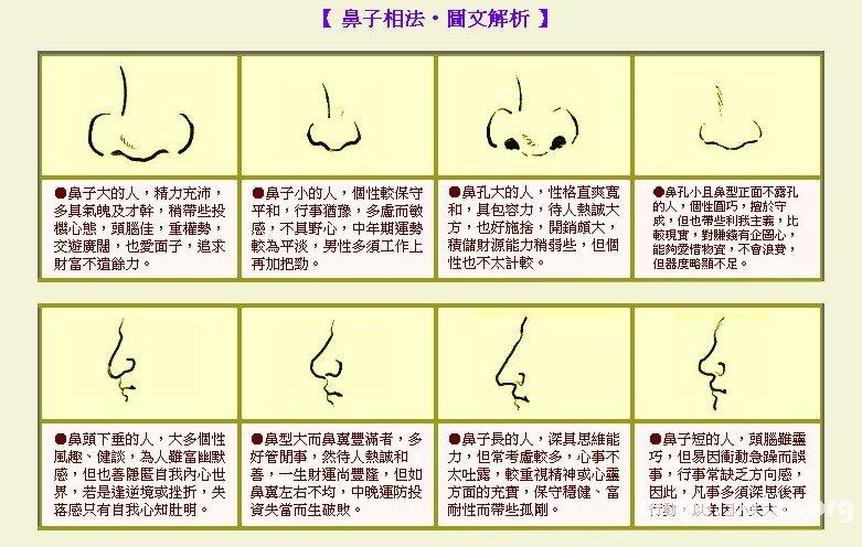 成涛面相鼻子相法