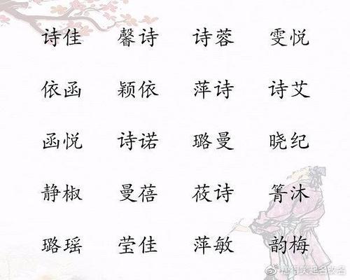 这样为女宝宝取的名字,能带来好运气的