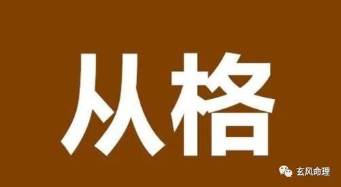 八字从格的看法附举例