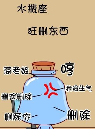 12星座生气时的表现可爱模样