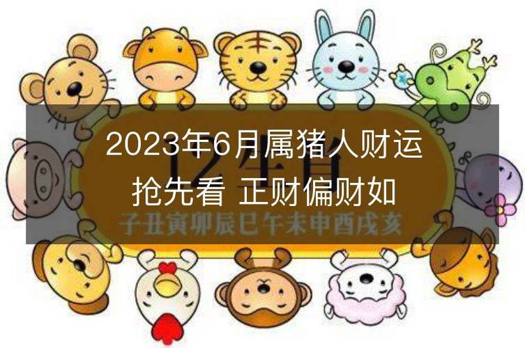 2023年6月属猪人财运抢先看 正财偏财如何